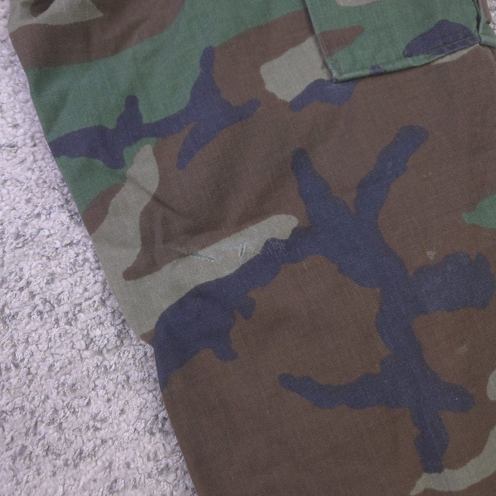 Vintage Military Pants Size 27x28 Army Camo Camouflage Tailored Distressed Cargo - Picture 10 of 14